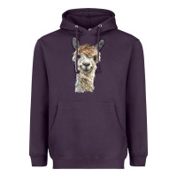 Plum alpaca Heavyweight Hoodie - BarkalooDesign