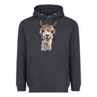 Smoke alpaca Heavyweight Hoodie - BarkalooDesign