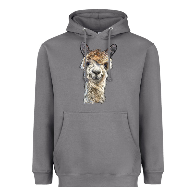 Alpaca Heavyweight Hoodie by BarkalooDesign | Teevron