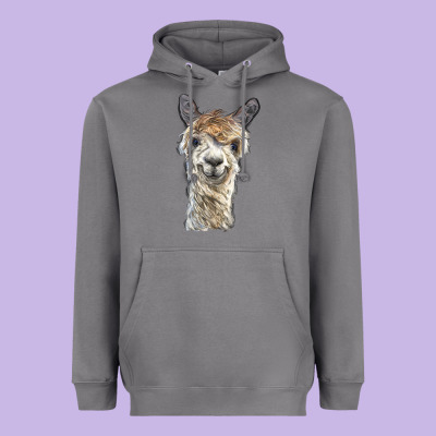 Alpaca Heavyweight Hoodie Designed By Barkaloodesign
