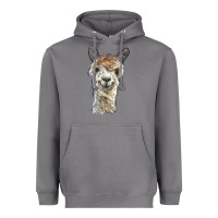 Storm alpaca Heavyweight Hoodie - BarkalooDesign