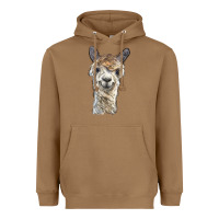 Toasted Coconut alpaca Heavyweight Hoodie - BarkalooDesign