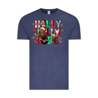 Vintage Denim holly jolly babe Vintage Tee - CowGirlArtShop