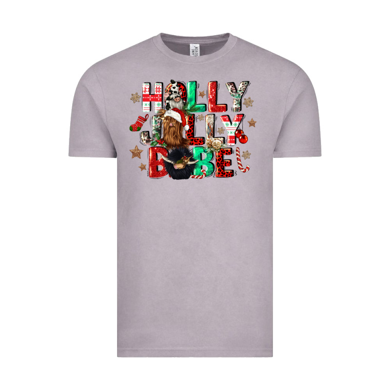 Holly Jolly Babe Vintage Tee by CowGirlArtShop | Teevron