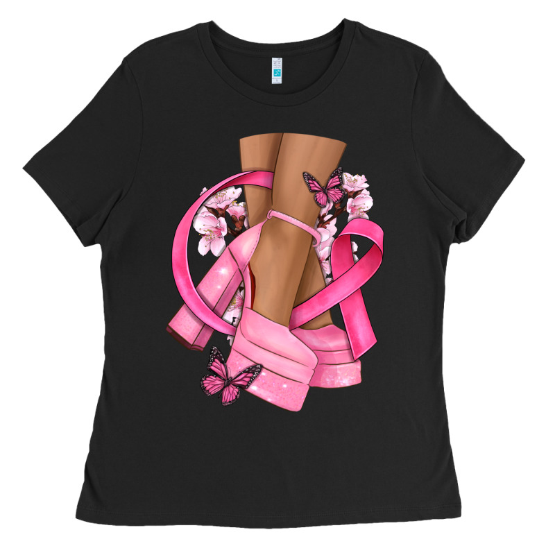 Breast Cancer Diva Ladies Tee by NancyCooperArtShop | Teevron
