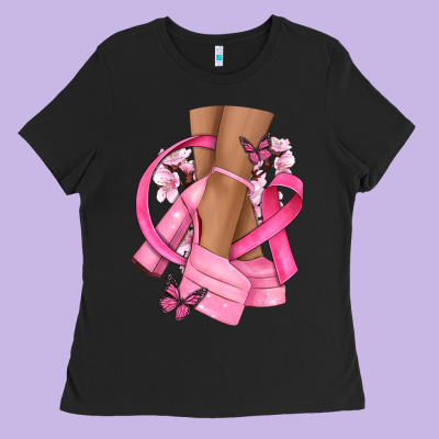Breast Cancer Diva Ladies Tee Designed By Nancycooperartshop