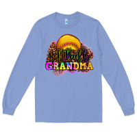 Colony Blue softball grandma Long Sleeve Tee - OliviaCreatesArt