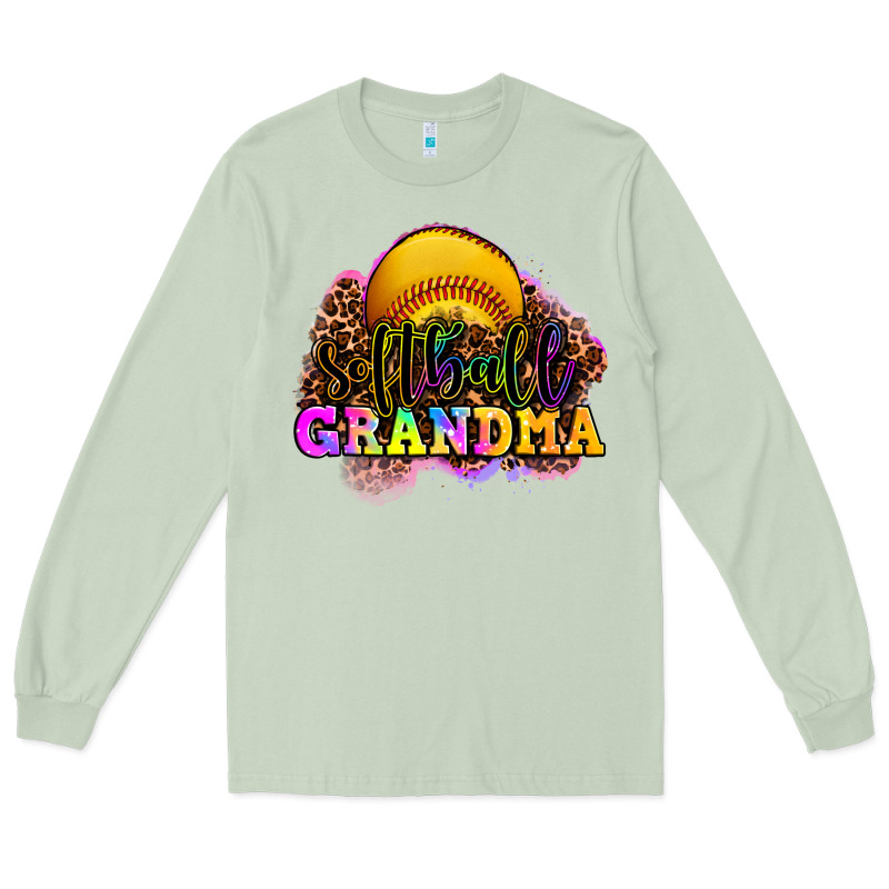 Softball Grandma Long Sleeve Tee by OliviaCreatesArt | Teevron