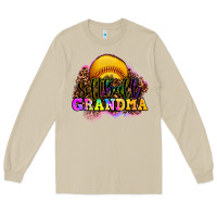 Mushroom softball grandma Long Sleeve Tee - OliviaCreatesArt
