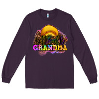 Plum softball grandma Long Sleeve Tee - OliviaCreatesArt