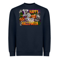 Navy happy halloween koala Heavyweight Sweatshirt - LillyAllenDesigns