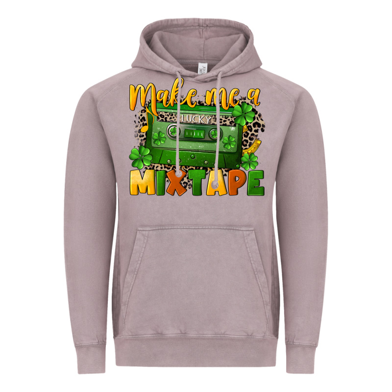 Make Me A Mixtape St. Patrick's Day Vintage Hoodie by CowGirlArtShop | Teevron
