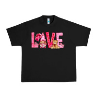 Black Love with gnome Valentine's Day Urban Heavy Tee - HowdyJamesFarm
