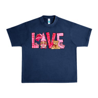 Navy Love with gnome Valentine's Day Urban Heavy Tee - HowdyJamesFarm