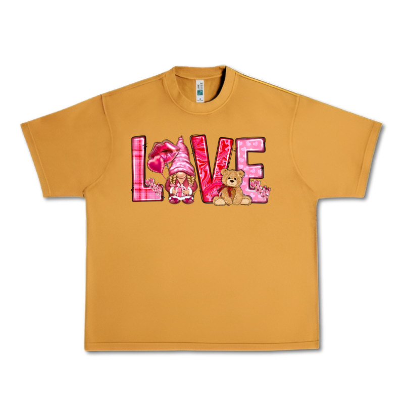 Love With Gnome Valentine's Day Urban Heavy Tee by HowdyJamesFarm | Teevron