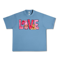 Pebble Blue Love with gnome Valentine's Day Urban Heavy Tee - HowdyJamesFarm