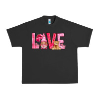 Pigment Black Love with gnome Valentine's Day Urban Heavy Tee - HowdyJamesFarm