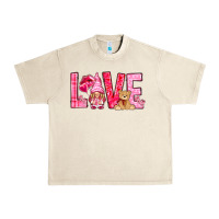 Sandshell Love with gnome Valentine's Day Urban Heavy Tee - HowdyJamesFarm