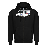 Black mail truck Zipper Hoodie - Artiststas
