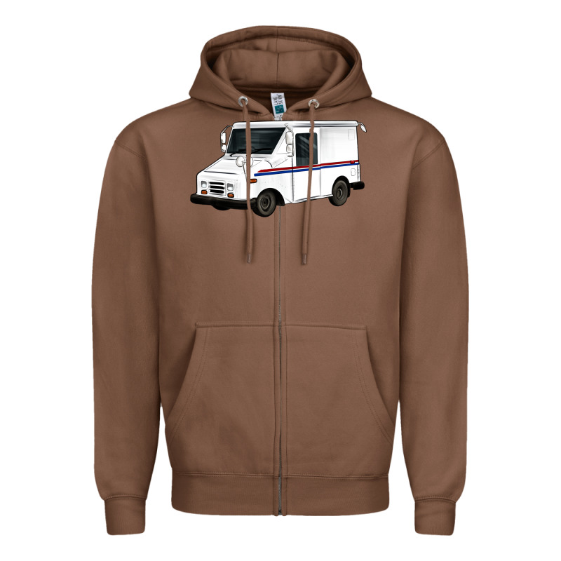 Mail Truck Zipper Hoodie by Artiststas | Teevron