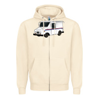 Sandshell mail truck Zipper Hoodie - Artiststas