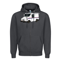 Smoke mail truck Zipper Hoodie - Artiststas