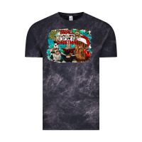 Cloud Black small town christmas Vintage Tee - CowGirlArtShop