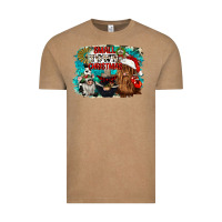 Vintage Coffee small town christmas Vintage Tee - CowGirlArtShop