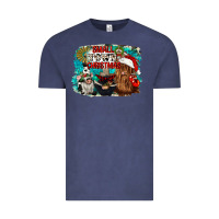 Vintage Denim small town christmas Vintage Tee - CowGirlArtShop