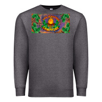 Charcoal Heather life is better around the campfire license plate Premium Sweatshirt - BarkalooDesign