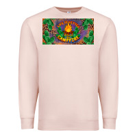 Pale Pink life is better around the campfire license plate Premium Sweatshirt - BarkalooDesign