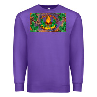 Purple life is better around the campfire license plate Premium Sweatshirt - BarkalooDesign