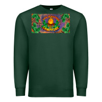 Sports Green life is better around the campfire license plate Premium Sweatshirt - BarkalooDesign
