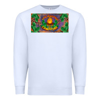White life is better around the campfire license plate Premium Sweatshirt - BarkalooDesign