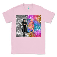 Bubblegum Pink gothic girl and colorful girl best friends Classic Tee - TumblerDesignByShophia