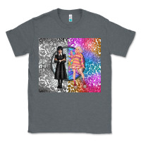 Charcoal Heather gothic girl and colorful girl best friends Classic Tee - TumblerDesignByShophia