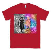 Red gothic girl and colorful girl best friends Classic Tee - TumblerDesignByShophia