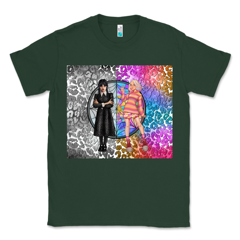 Gothic Girl And Colorful Girl Best Friends Classic Tee by TumblerDesignByShophia | Teevron