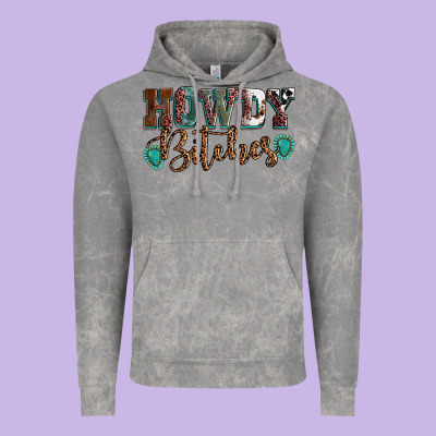 Howdy Bitches Mother's Day Vintage Hoodie Designed By Howdyjamesfarm