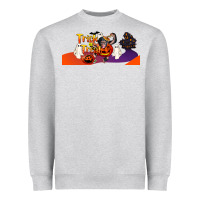 Heather Grey Trick Or Treat Baby Chimpanzee Heavyweight Sweatshirt - LillyAllenDesigns