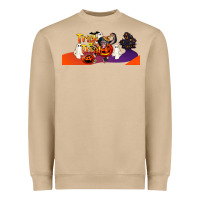 Mushroom Trick Or Treat Baby Chimpanzee Heavyweight Sweatshirt - LillyAllenDesigns