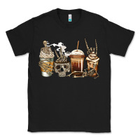 Black skeleton coffee Classic Tee - Jasminsmagicworld