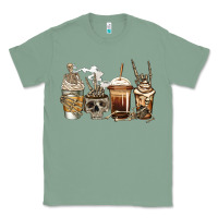 Sage skeleton coffee Classic Tee - Jasminsmagicworld