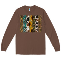 Chestnut Western Brushstroke Long Sleeve Tee - Jasminsmagicworld