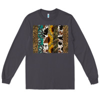 Smoke Western Brushstroke Long Sleeve Tee - Jasminsmagicworld