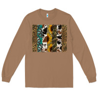 Toasted Coconut Western Brushstroke Long Sleeve Tee - Jasminsmagicworld