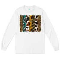 White Western Brushstroke Long Sleeve Tee - Jasminsmagicworld