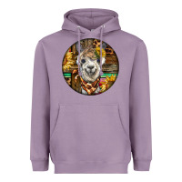 Lavender western alpaca Heavyweight Hoodie - BarkalooDesign