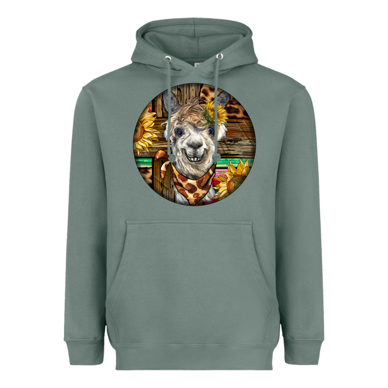 Western Alpaca Heavyweight Hoodie by BarkalooDesign | Teevron