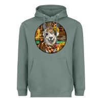 Sage western alpaca Heavyweight Hoodie - BarkalooDesign